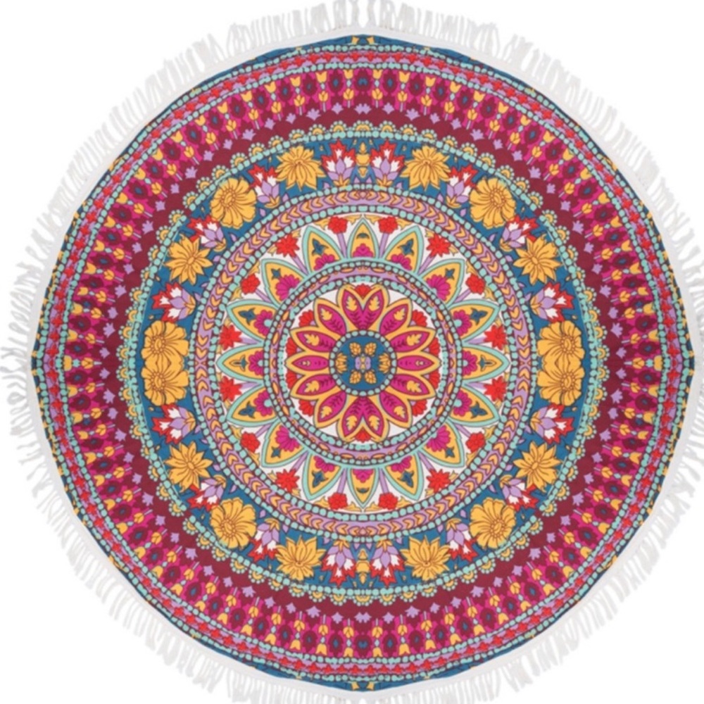 Round Billabong beach blanket, GUC